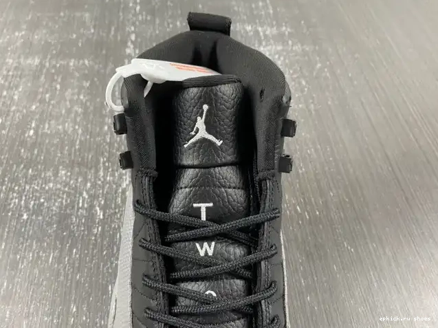 Cheap Air 12 CT8013-019 Wolf Jordan Grey Black 0528
